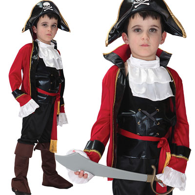 ハロウィン コスプレ 衣装 子供【6点セット】 男の子 パイレーツ 海賊オブ カリビアン 海賊 ジャック スパロウ 仮装 コスチューム ハロウ